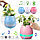 Музыкальный цветочный горшок Smart Music Flower pots Голубой, фото 5