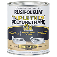 Лак полиуретановый водный для внутренних работ RUST-OLEUM® Triple Thick Polyurethane 3X