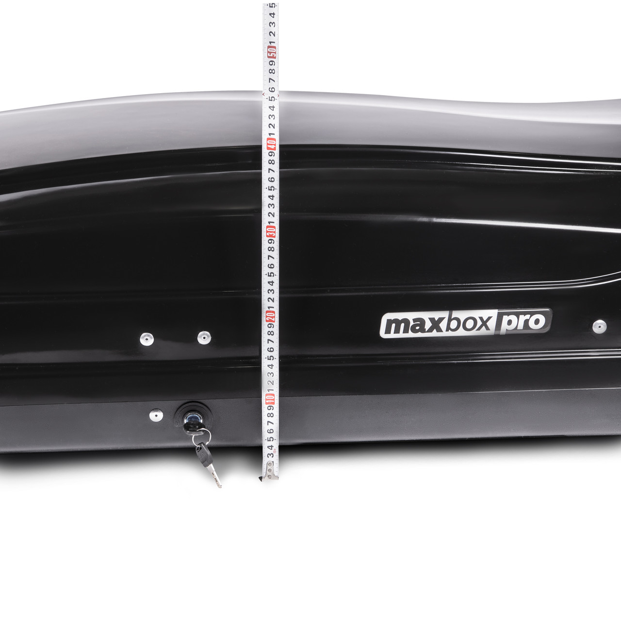 Автобокс MaxBox PRO 460л (средний) 175*84*42 (цвет Черный глянцевый) - фото 6 - id-p180981769