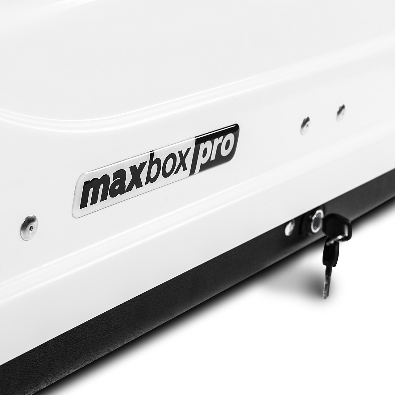 Автобокс MaxBox PRO 430л (малый) 136*96*42 (цвет Белый глянцевый) - фото 5 - id-p180981766