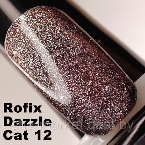Гель-лак светоотражающий кошачий глаз Rofix Color-Gel DAZZLE CAT EYE #12, 10.5гр (Rofix) - фото 3 - id-p173992986