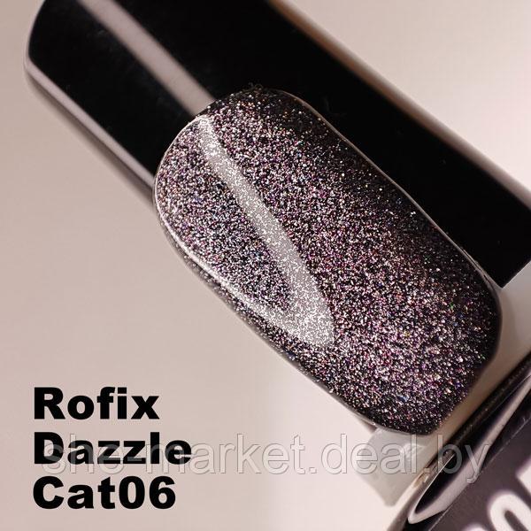 Гель-лак светоотражающий кошачий глаз Rofix Color-Gel DAZZLE CAT EYE #06, 10.5гр (Rofix) - фото 3 - id-p173992697