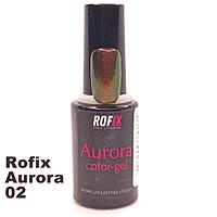 Гель-лак перламутровый Aurora Color-Gel #A02, 10.5гр (Rofix)