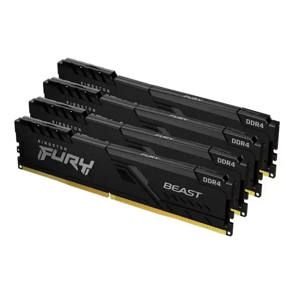 Оперативная память Kingston FURY Beast 4x32GB DDR4 PC4-25600 KF432C16BBK4/128