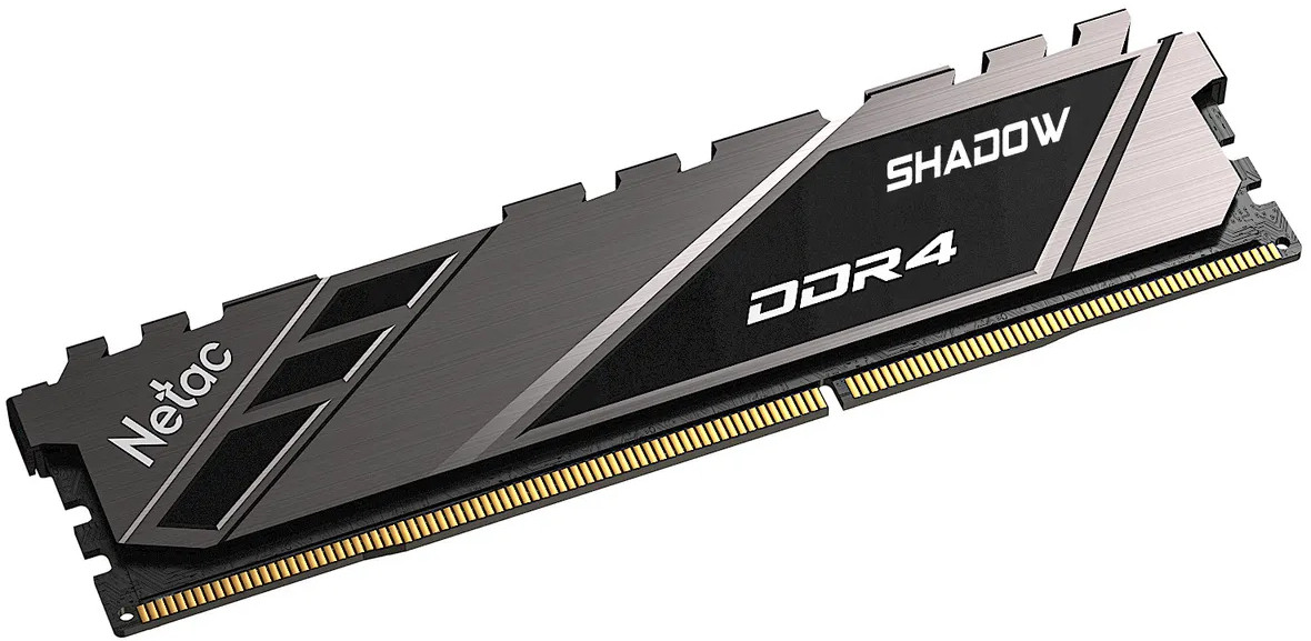 DDR4 8Gb PC-21300 2666MHz Netac Shadow (NTSDD4P26SP-08E) CL19 1.2V RTL
