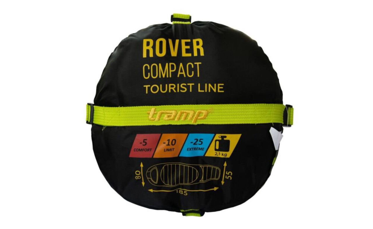 Спальный мешок кокон Tramp Rover Compact 210*80*55 см (правый) - фото 9 - id-p173972995