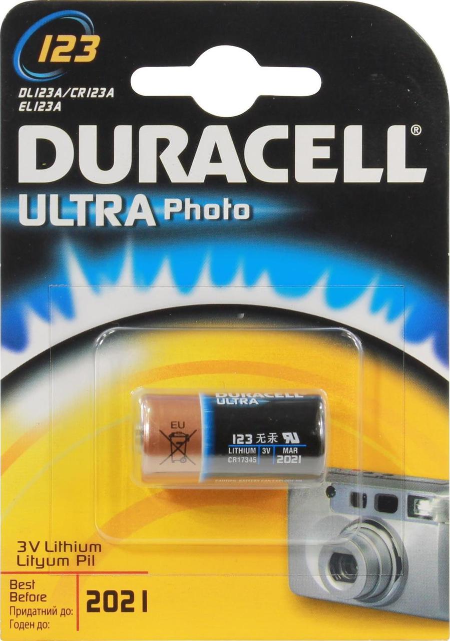 Duracell (ULTRA) DL123A/CR123A 3V,Lithium, Photo