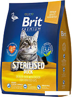 Сухой корм для кошек Brit Premium Cat Sterilized Duck & Chicken 8 кг