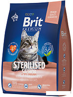 Сухой корм для кошек Brit Premium Cat Sterilized Salmon & Chicken 8 кг