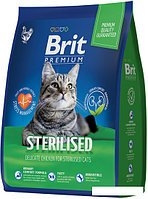 Сухой корм для кошек Brit Premium Cat Sterilized Chicken 8 кг