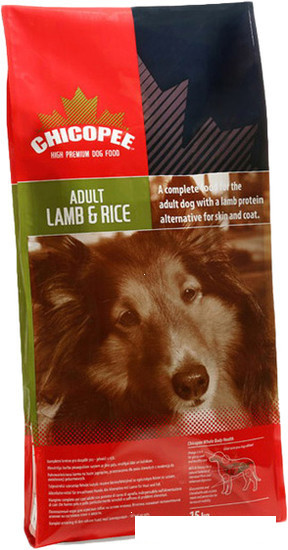 Корм для собак Chicopee Adult Lamb & Rice 20 кг - фото 1 - id-p180986288