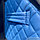 Автомобильный органайзер Кофр в багажник LUX CARBOX Усиленные стенки (размер 30х30см) Синий с синей строчкой, фото 7