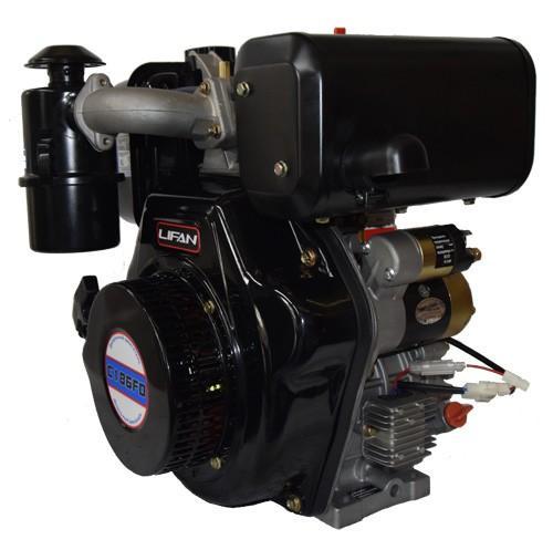 Двигатель дизельный Lifan C186F-D(вал 25мм) 10лс 6А - фото 2 - id-p128158481