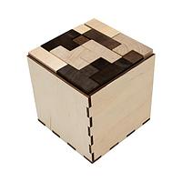 Деревянная головоломка ЛЭМ 54Т Тетрис Кубик