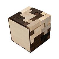 Деревянная головоломка ЛЭМ 54Т Тетрис Кубик