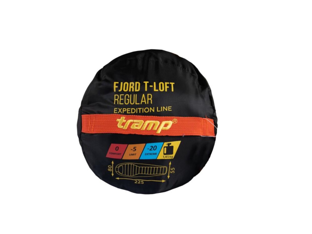 Спальный мешок Tramp Fjord Compact 200*80*55 см (правый) - фото 3 - id-p181153381