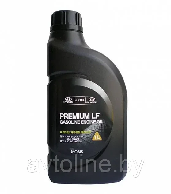 Масло моторное HYUNDAI/KIA PREMIUM LF GASOLINE SM/GF-4 5W20 (синтетика ...