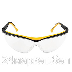 Очки защитные (поликарбонат, бесцветные, покрытие super, мягкий носоупор, регулировка дужек) (MSG-401)