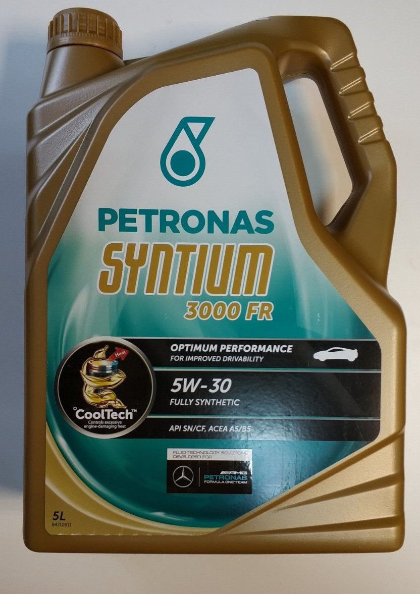 Моторное масло Petronas Syntium 3000 FR 5W-30 5л - фото 1 - id-p181171315