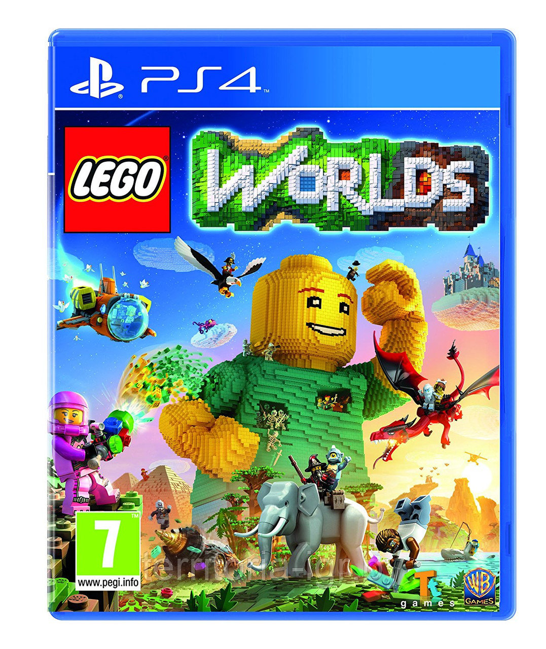 LEGO Worlds PS4 (Английская версия) - фото 1 - id-p181171990