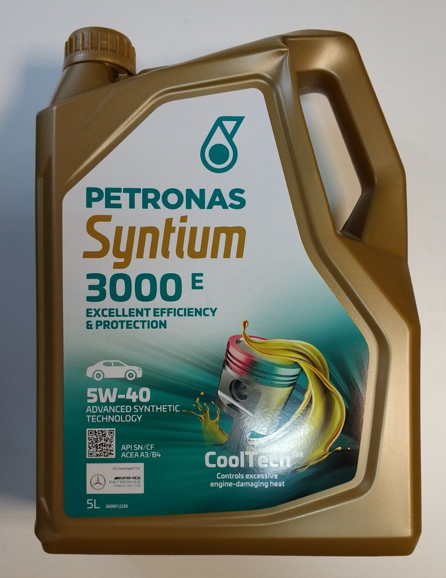 Моторное масло Petronas Syntium 3000 E 5W-40 5л - фото 1 - id-p181172169
