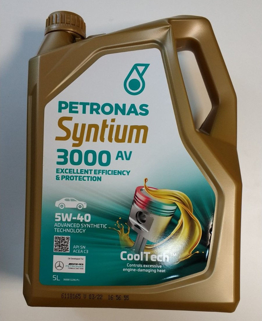 Моторное масло Petronas Syntium 3000 AV 5W-40 5л