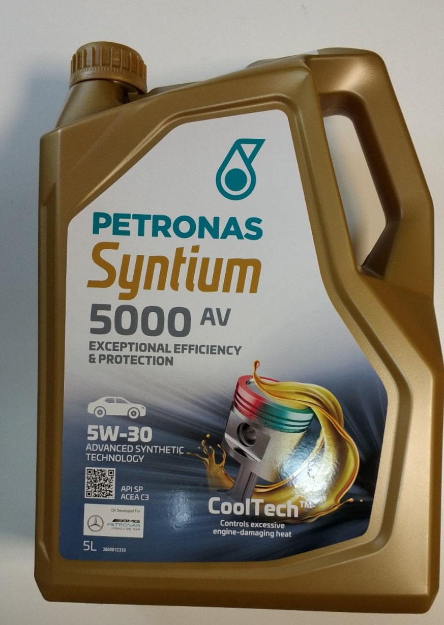 Моторное масло Petronas Syntium 5000 AV 5W-30 5л - фото 1 - id-p181173660