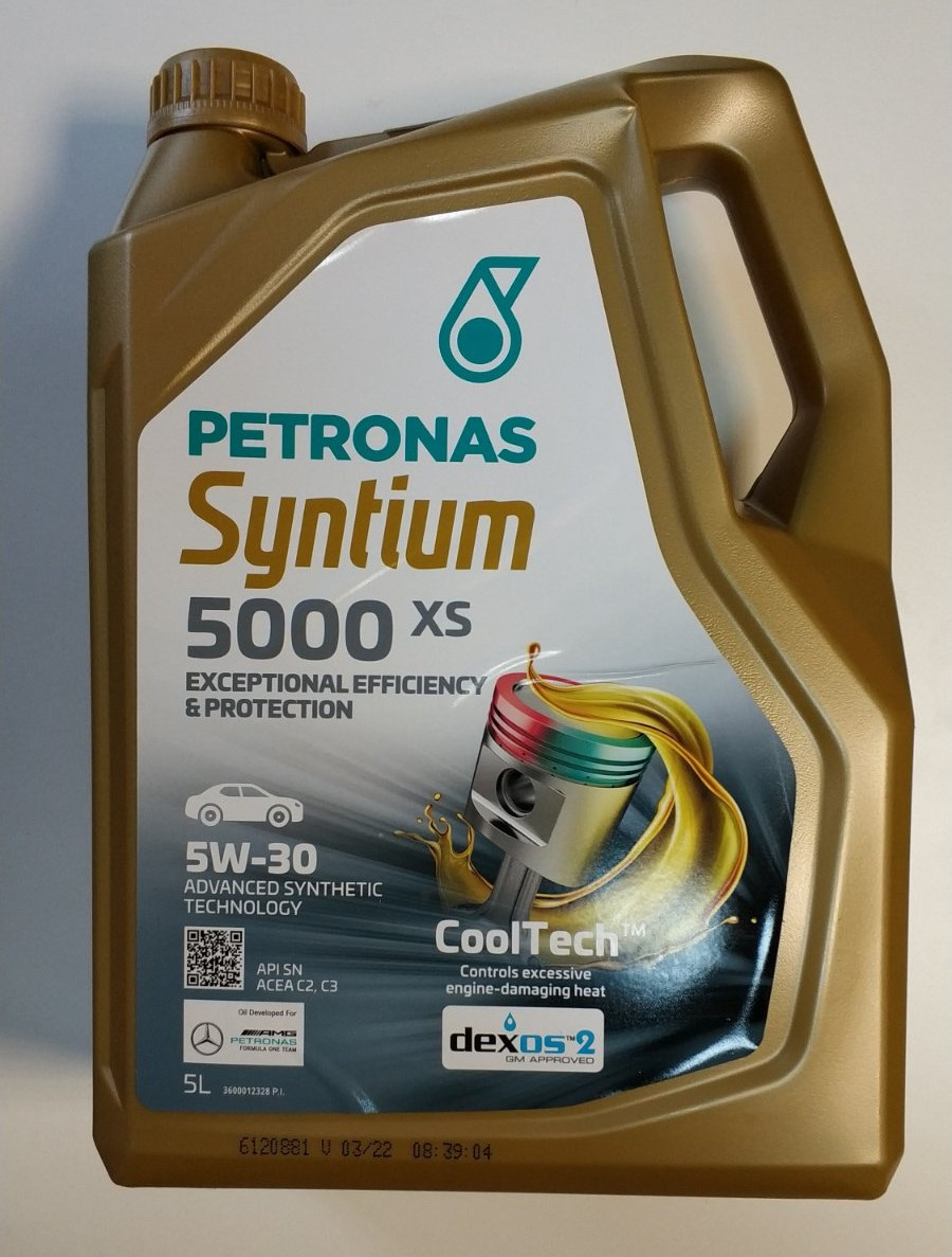 Моторное масло Petronas Syntium 5000 XS 5W-30 5л