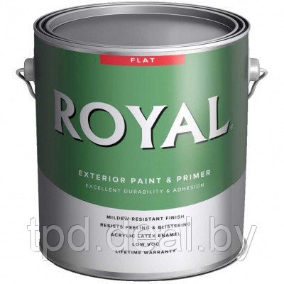 Краска фасадная матовая суперстойкая ROYAL Flat Latex House Paint, ACE, RUST-OLEUM® - фото 1 - id-p181173913