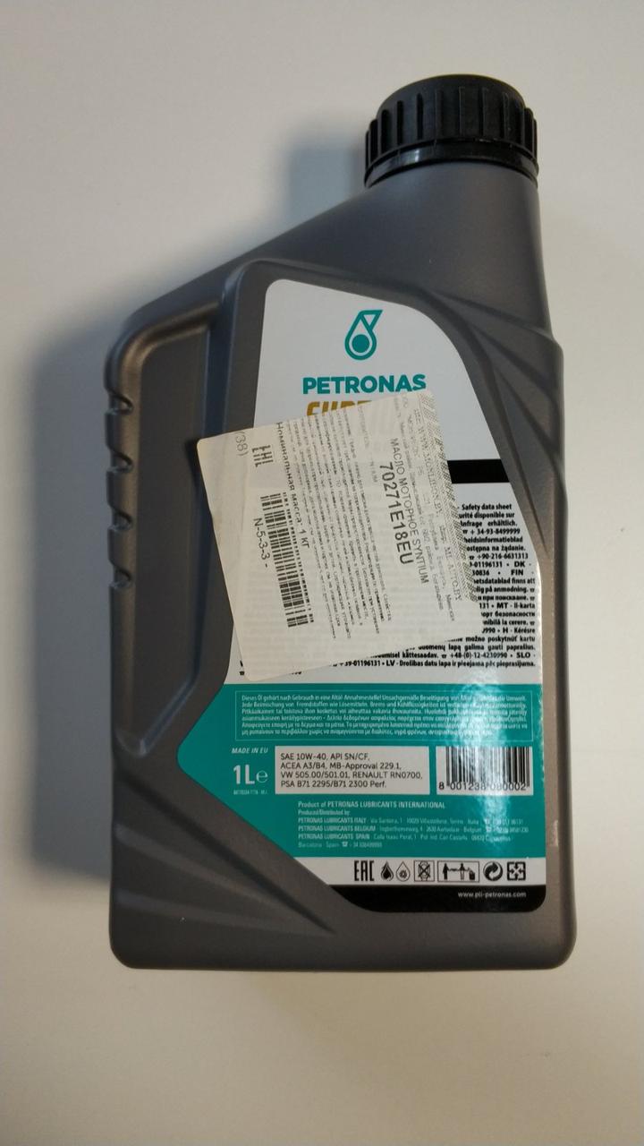 Моторное масло Petronas Syntium 800 EU 10W-40 1л - фото 2 - id-p181174176