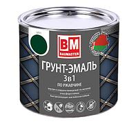 Грунт-эмаль по ржавчине 3 в 1 BAUMASTER серый графит RAL 7024 0,8 кг