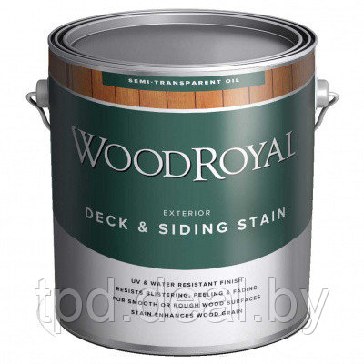 Пропитка фасадная WOOD Royal Deck Siding Semi-transparent Oil Stain , ACE, RUST-OLEUM® - фото 1 - id-p181175903