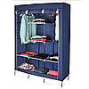 Складной шкаф Storage Wardrobe mod.88130 130 х 45 х 175 см. Трехсекционный  (Коричневый), фото 8