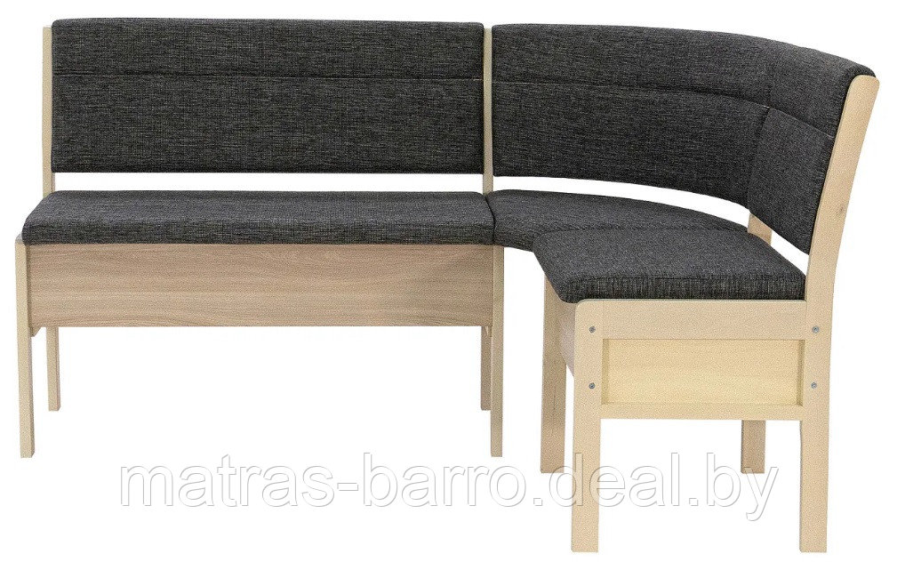 Кухонный угловой диван Этюд 2-1 облегченный с ящиками (Боровичи-мебель) - фото 4 - id-p181176083