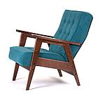 Кресло РЕТРО (темный тон / RS29 - бирюзовый), фото 2