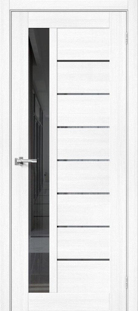 Межкомнатная дверь Порта-27 Snow Veralinga Mirox Grey Экошпон