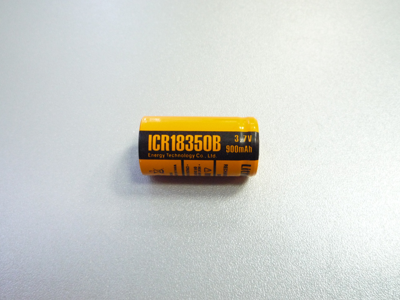 Аккумулятор 18350 ET ICR18350B (900mAh) 18.0*35.0 900mAh Li-Ion