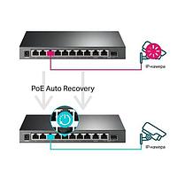 Настраиваемый коммутатор TP-Link TL-SG1210MPE, фото 3