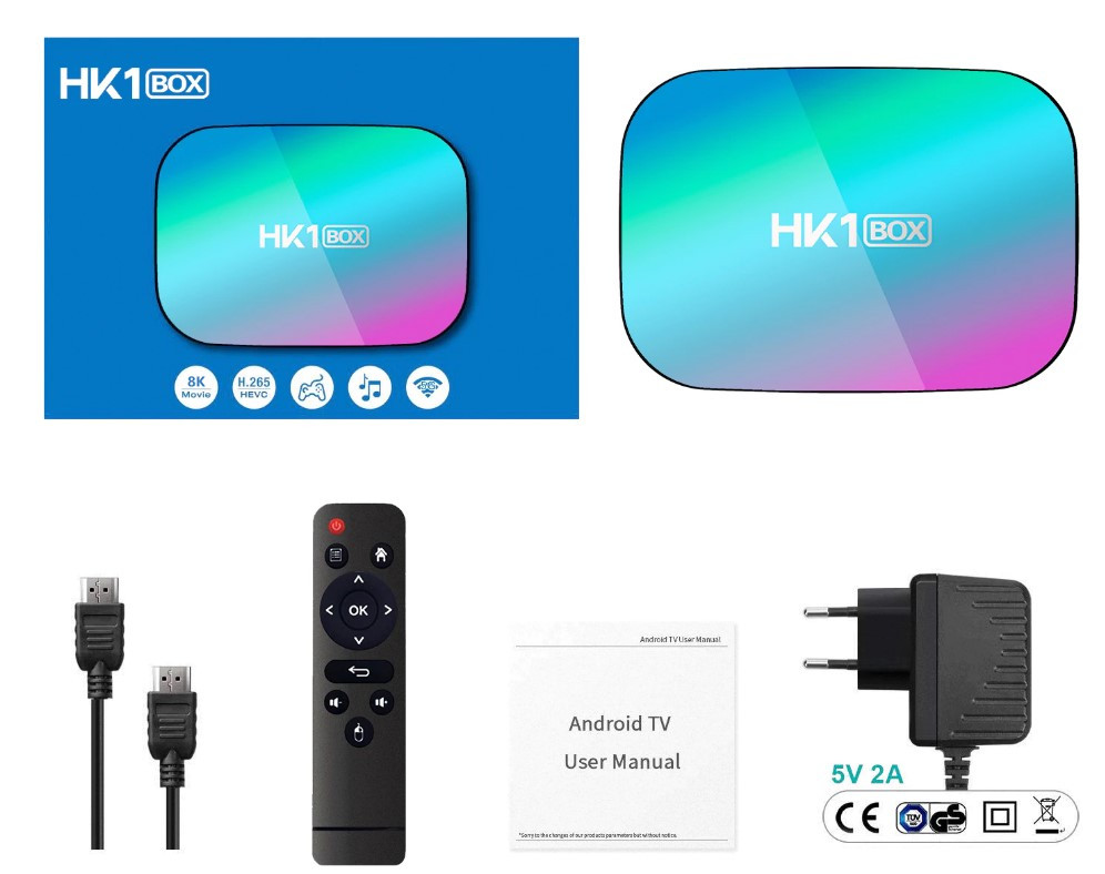 Смарт ТВ приставка HK1 BOX S905x3 4G + 32G TV Box андроид - фото 7 - id-p181178841