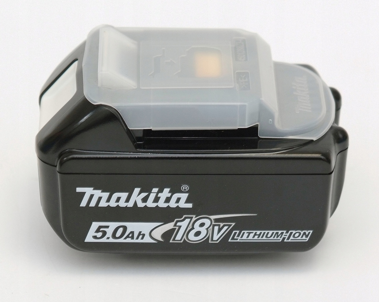 Аккумуляторный блок 18В 1x5.0 Ah BL1850B (индикатор заряда) картон, MAKITA Makita - фото 1 - id-p181183968