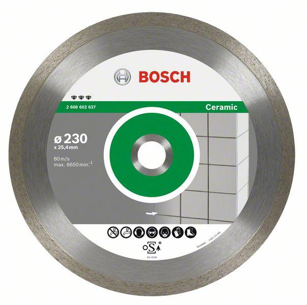 Алмазный отрезной круг Best for Ceramic Bosch 350 x 30/25,40 x 3 x 10 mm (2608602640) Bosch - фото 1 - id-p181182420