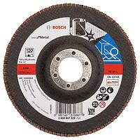 Лепестковый шлифкруг X571, Best for Metal Bosch 125 мм, 22,23 мм, 120 (2608607329) Bosch