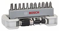 Набор бит для шуруповерта 11 шт, вкл держатель для бит Bosch PH1; PH2; PH3; PZ1; PZ2; PZ3; T15; T20; T25;