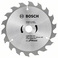 Диск пильный для циркулярок 160-20 ECO for wood 18зуб, BOSCH (2608644372) Bosch