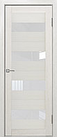 Дверное полотно 23 S белый лакобель 35х800х2000 (Французский дуб) Межкомнатная дверь