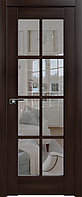 Дверь Орех сиена №101 X стекло прозрачное 2000*800
