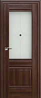 Дверь Орех СИЕНА №2 Х стекло узор матовое 2000*800 с коричневым фьюзингом
