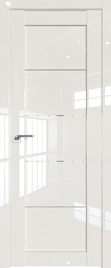 Дверь ProfilDoors Магнолия люкс 2.11 L стекло прозрачное Профильдорс