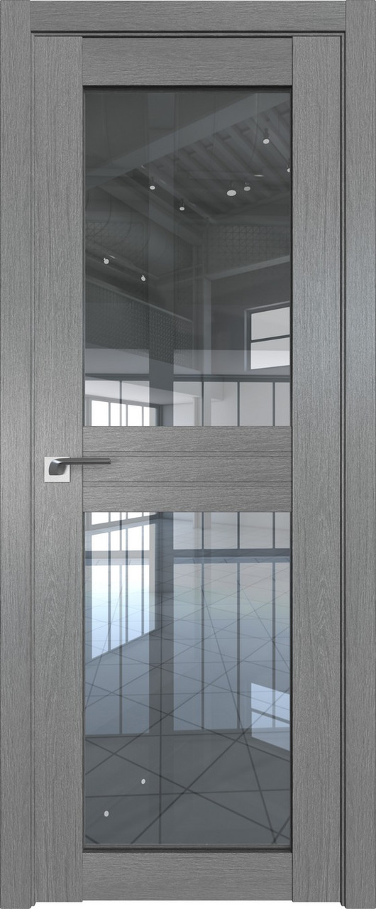 Дверь ProfilDoors 2.56XN прозрачное Грувд Профильдорс