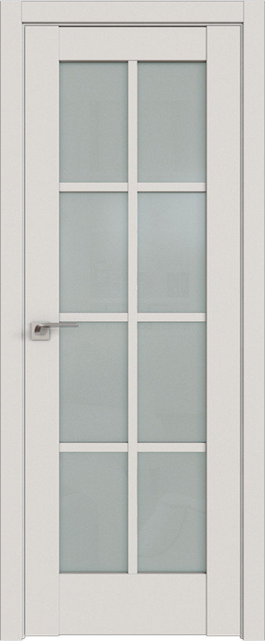 Дверь ProfilDoors Дарквайт №101 U стекло матовое Профильдорс